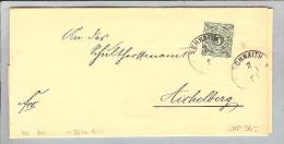 Heimat DE BW Schnaith 1896-01-02 Brief Nach Aichelberg - Storia Postale