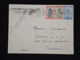 SOUDAN - Enveloppe De Bamako Pour Casablanca En 1941 Via Alger - Aff. Plaisant - à Voir - Lot P9374 - Lettres & Documents