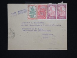 SOUDAN - Enveloppe De Bamako Pour Casablanca En 1940 - Aff. Plaisant - à Voir - Lot P9378 - Covers & Documents
