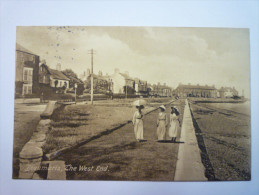 BEAUMARIS  :  The  WEST  END   1913    - Anglesey