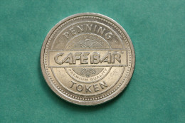 Jeton "Cafe Bar - Fenning Token" Jeton De Distributeur De Café - Unclassified