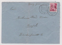 Heimat DE BW WYHLEN 1949-09-09 RL Grenzrayon Brief Nach Basel - Autres & Non Classés