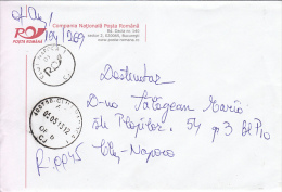 27502- PREPAID REGISTERED COVER, ROMANIAN POSTAL SERVICE HEADER, 2015, ROMANIA - Lettres & Documents