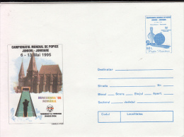 27554- BOWLING YOUTH WORLD CHAMPIONSHIP, COVER STATIONERY, 1995, ROMANIA - Bowls