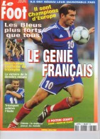 MAGAZINE FOOT - LE FOOT HORS-SERIE SEPTEMBRE 2000 N° 23 - SPECIAL FRANCE CHAMPIONNE DE L' EURO 2000 - ETAT NEUF - Libros