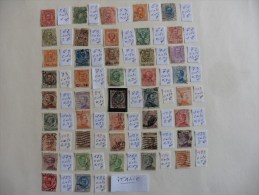 Italie  :42 Timbres Oblitérés - Lotti E Collezioni