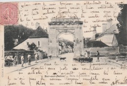 BAR SUR SEINE - LA PORTE DE CHATILLON - BELLE CARTE TRES ANIMEE - TROUPEAU DE MOUTONS - - Bar-sur-Seine