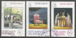 Pitcairn Islands. 1977 Silver Jubilee. Used Complete Set. SG 171-173 - Pitcairn