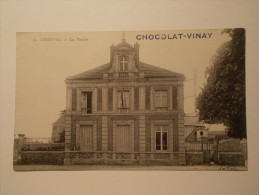 Carte Postale - ORGEVAL (78) - La Mairie - Publicité Chocolat Vinay (414/1000) - Orgeval