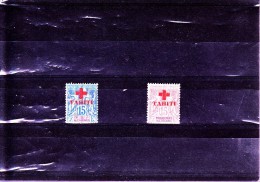 TAHITI : Au Profit De La Croix Rouge Timbres D'Océanie De 1892 à 1900 : Y&T : 34*-35* - Ongebruikt