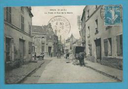CPA La Poste Et Rue De La Mairie DEUIL 95 - Deuil La Barre