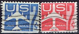 USA  # FROM 1958  STANLEY GIBBONS A1111-A1112 - 2a. 1941-1960 Oblitérés