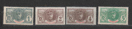 Yvert 30 - 31 - 32 - 33 * Neuf Avec Charnière - Unused Stamps