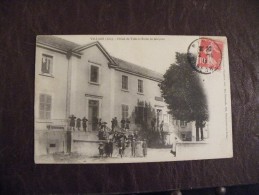 A301. CPA  01. VILLARS. Hotel De Ville Et Ecole De Garçons.   Rare Beau Plan Animé. Ecrite & Voyagée 1913 - Villars-les-Dombes