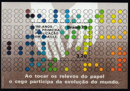 Brazil 1979 150th Anniversary Of The First Braille Publication. Miniature Sheet Mi Block 41 MNH - Blokken & Velletjes