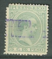 PUERTO RICO 1894: Edifil / YT 110, O - FREE SHIPPING ABOVE 10 EURO - Porto Rico