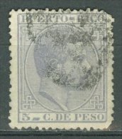 PUERTO RICO 1882-84: Edifil / YT 65, O - FREE SHIPPING ABOVE 10 EURO - Puerto Rico