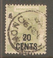 HONG KONG  Scott  # 61  VF USED - Used Stamps