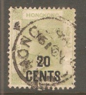 HONG KONG  Scott  # 61  VF USED - Gebruikt