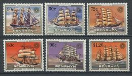 145 PENRHYN 1984 - Bateau A Voile (Yvert 284/89) Neuf ** (MNH) Sans Trace De Charniere - Penrhyn