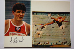 SOVIET SPORT. Athletics.  AVILOV. OLD Postcard 1972 - USSR - Atletica