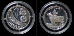 Spain 1 Ecu 1989- Europa And The Bull - Autres & Non Classés