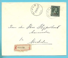 724T (-10%) Op Brief Aangetekend Met Stempel NIJLEN - 1946 -10 %