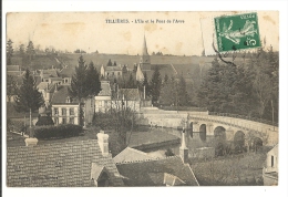 Cp, 27, Tillières, L´Ile Et Le Pont De L´Avre, Voyagée 1913 - Tillières-sur-Avre