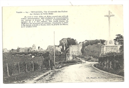 Cp, 85; Tiffauges, Vue D'Ensemble Des RUines Du Château De Barbe Bleue - Sonstige & Ohne Zuordnung