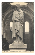 Cp, Scultures, Paris (75) - Prieuré Bénédictin, Statue De Notre Dame De La Paix - Sculptures