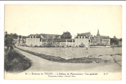 Cp, 37, Env. De Tours, L'Abbaye De Marmoutiers, Vue Générale - Autres & Non Classés