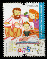 !										■■■■■ds■■ Portugal 2008 Child Rights Nice Stamp VFU (k0011) - Usati