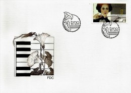 Czech Republic - 2015 - Personalities - Vitezslava Kapralova, Composer And Orchestra Conductor - FDC (first Day Cover) - FDC