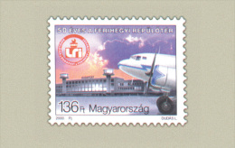 HUNGARY 2000 TRANSPORT Aviation Airport PLANE - Fine Set MNH - Unused Stamps