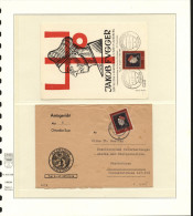 Saarland-Sammlung-aus-Nr-379-448-ohne-Heuss-4-Musterseiten-als-Bilder,auf 50 Blätter Im Ringbinder Beinhaltet Die Samml - Used Stamps