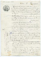 Manuscrit Acte De Notaire D' Herbignac: 12 Novembre 1898 - Village De Camert: La Chapelle Des Marais - Manuscritos