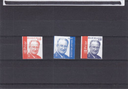 Familles Royales - Roi Albert II - Belgique - COB 3271 / 73 ** - MNH - NON Dentelés - Valeur 120 Euros - 1961-1980