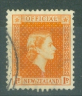 New Zealand: 1954/63   Official - QE II   SG O159   1d    Used - Officials