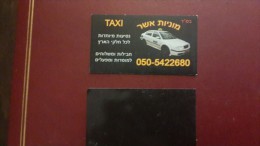 Israel-TAXI  Asher-(2side Photo) - Otros & Sin Clasificación