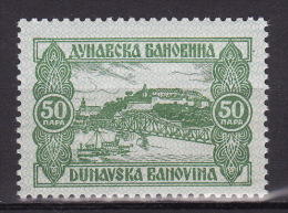 YUGOSLAVIA 1937. Dunavska Banovina, Tax Stamp-Revenue Stamp, MNH(**):VF - Officials