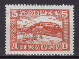 YUGOSLAVIA 1937. Dunavska Banovina, Tax Stamp-Revenue Stamp, MNH(**):VF - Dienstzegels