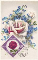 HONGRIE Carte Maximum - Roses - Maximumkaarten