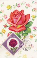 HONGRIE Carte Maximum - Roses - Maximumkarten (MC)