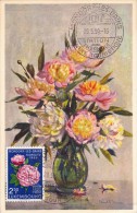 LUXEMBOURG Carte Maximum - Pivoine - Maximum Cards