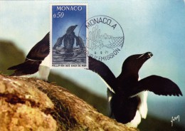 MONACO Carte Maximum - Petit Pingouin - Cartes-Maximum (CM)