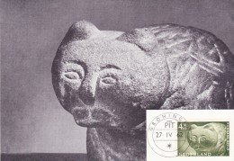 PAYS BAS Carte Maximum - Sculpture Romaine - Cartoline Maximum