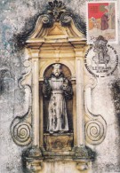 PORTUGAL Carte Maximum - Le Saint Bâtisseur - Cartes-maximum (CM)