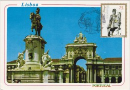 PORTUGAL Carte Maximum - Le Roi D. José 1er - Maximumkarten (MC)