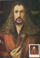 ROUMANIE Carte Maximum - Albrecht Dürer - Cartes-maximum (CM)