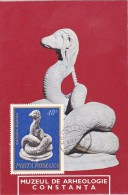ROUMANIE Carte Maximum - Le Serpent Glykon - Maximum Cards & Covers